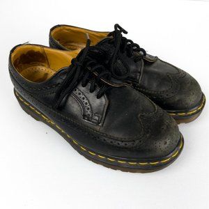 dr martens brogue yellow